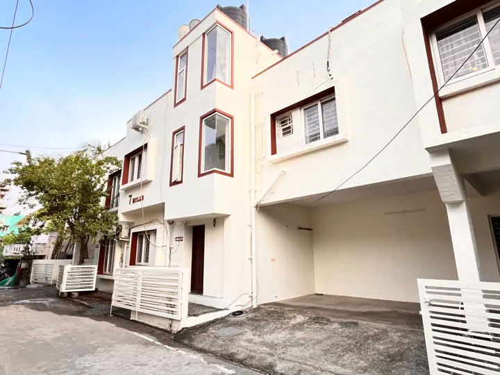7 Hills Service Apartments building front in Velachery, Chennai